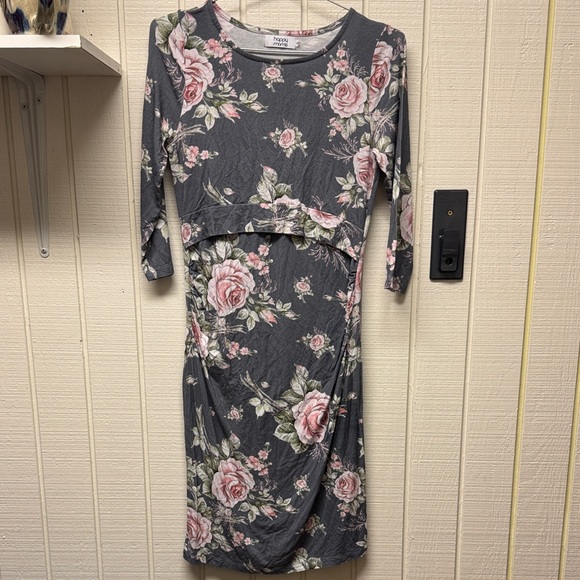 Happy Mama Boutique Dresses & Skirts - Floral Nursing Dress Maternity Nursing Mama